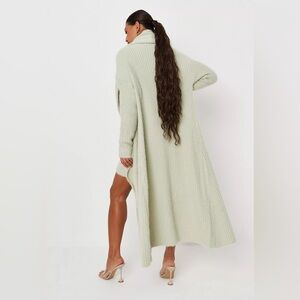Carli Bybel x Missguided Sage knit maxi cardigan. Size US (fits like a sm/med)